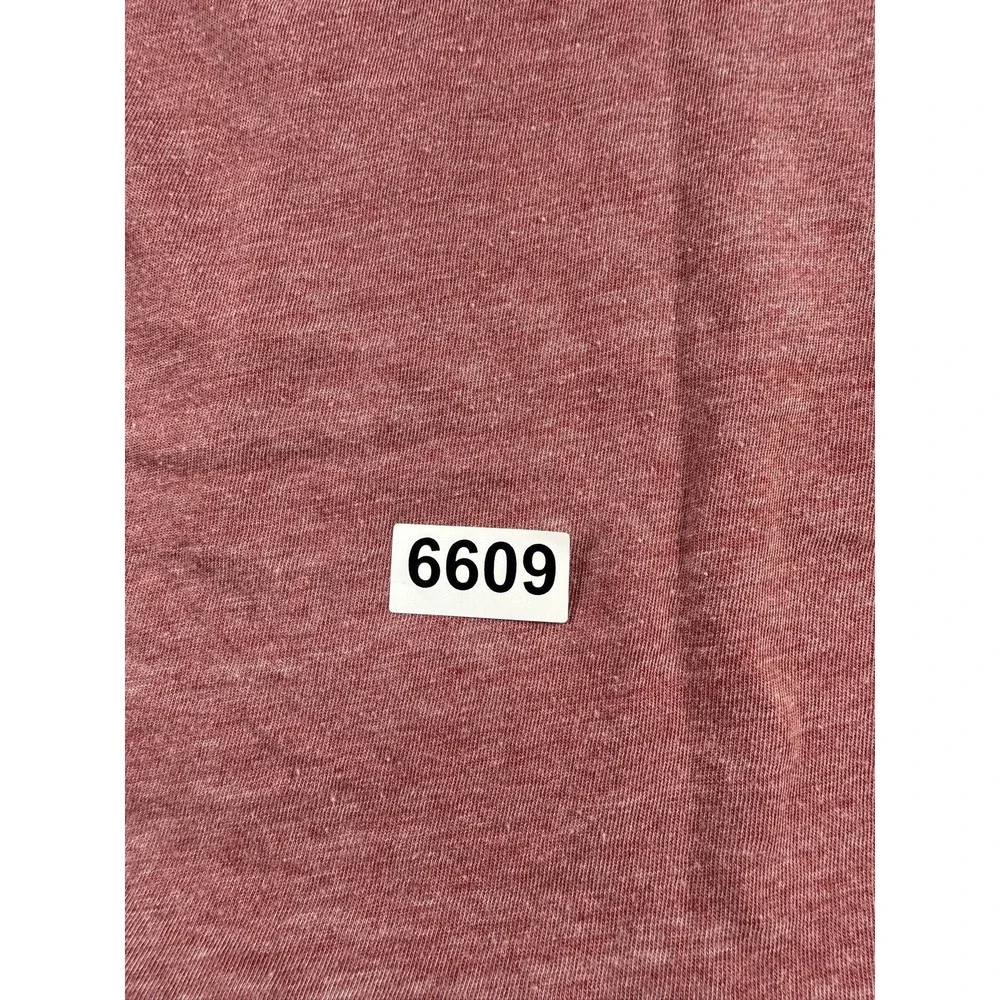 Lucky Brand Womens Small‎ Red Bear Sweater Graphic T-Shirt Tee Venice Burnout